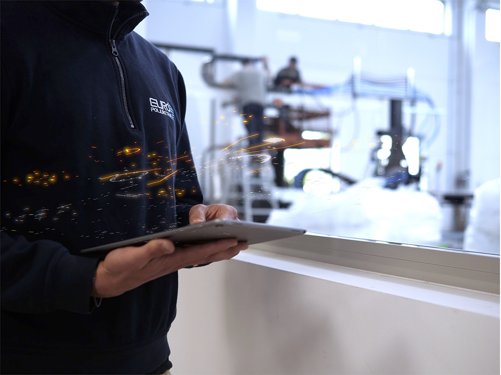 Realidad aumentada de Europoliuretani.